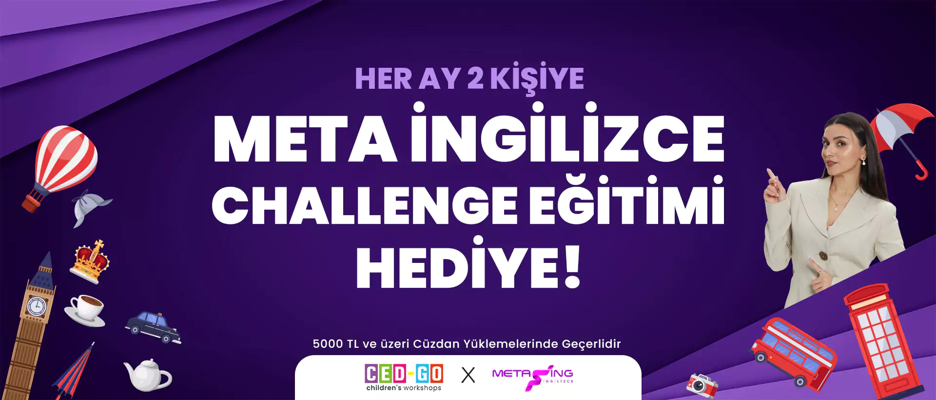 ingilizce eğitim hediye kampanyası