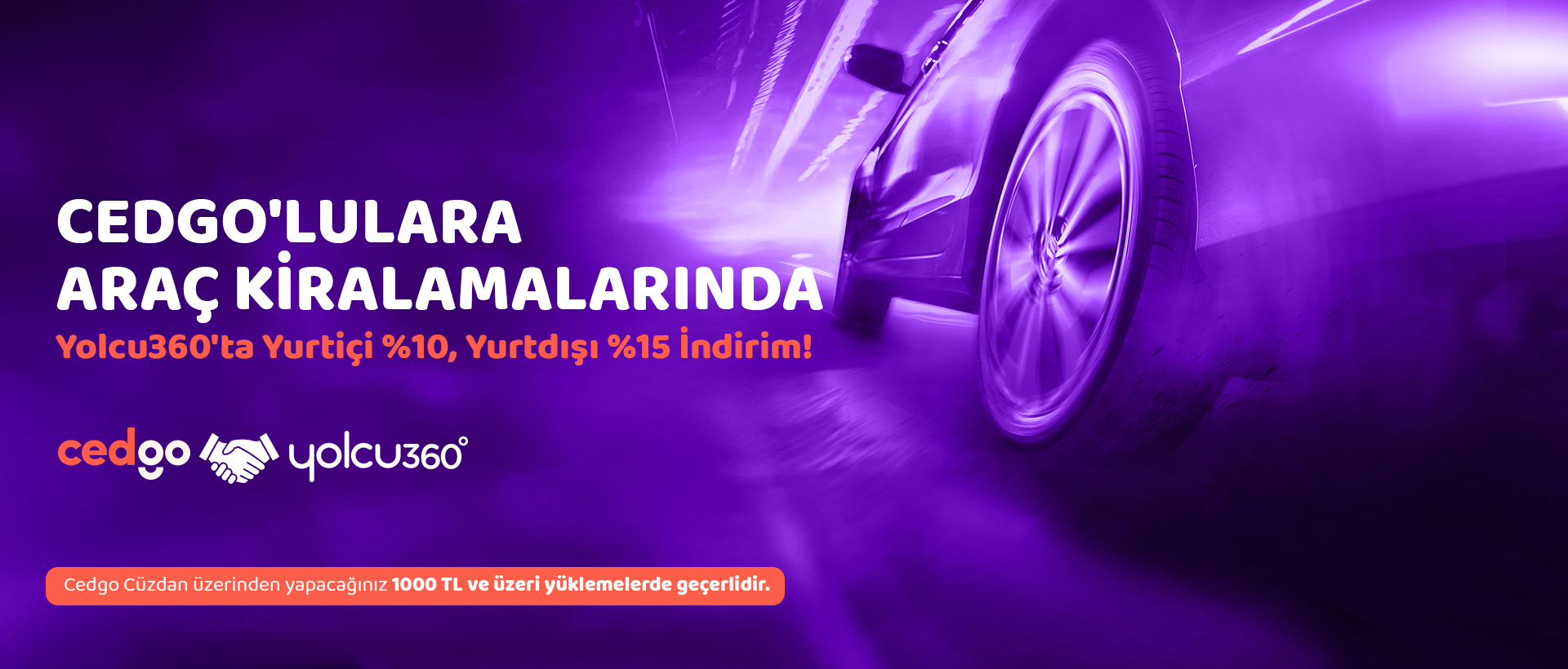 CedGo x Yolcu360 Kampanyası
